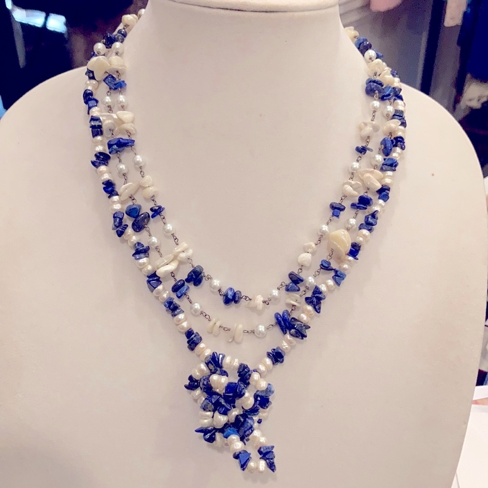 Lapis & Pearls X 2